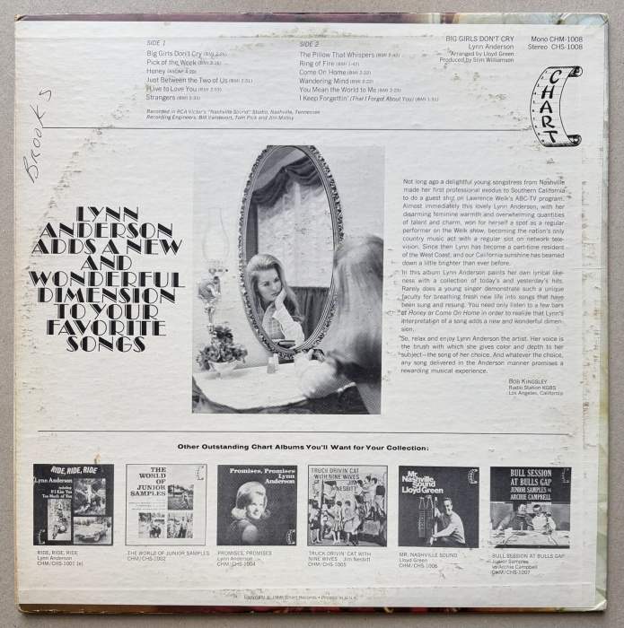 Lynn Anderson - Big Girls Don't Cry (LP)