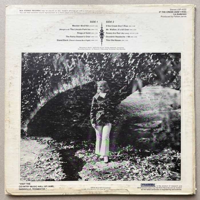 Liz Anderson - If The Creek Don't Rise (LP)