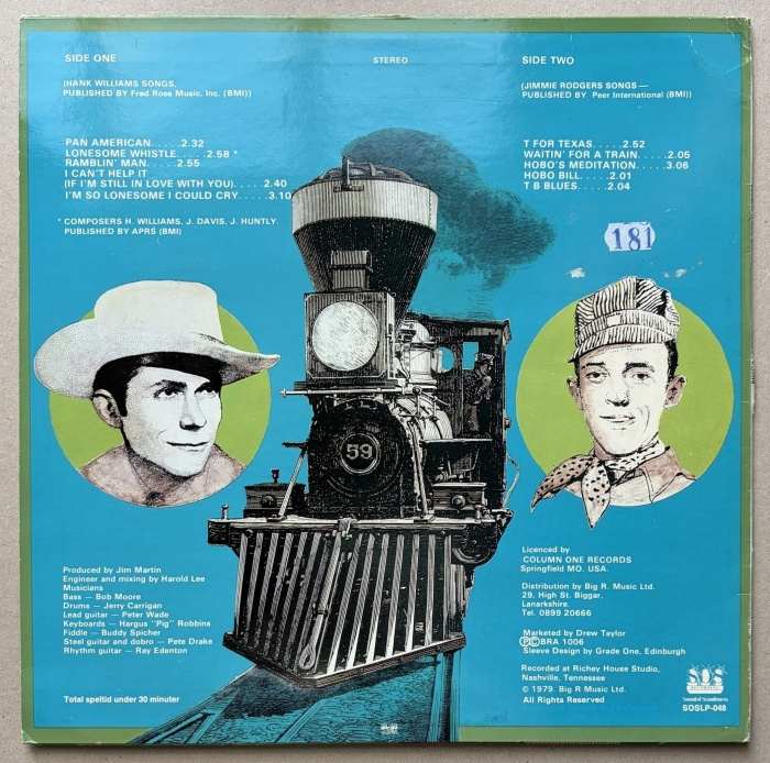 Boxcar Willie - Sings Hank Williams & Jimmie Rodgers (LP) - s podpisem