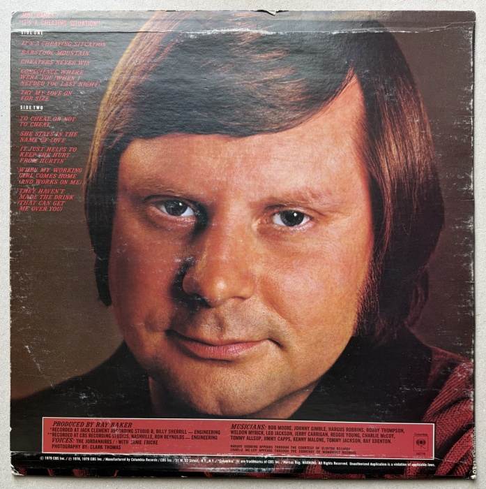 Moe Bandy - It's A Cheating Situation (LP)