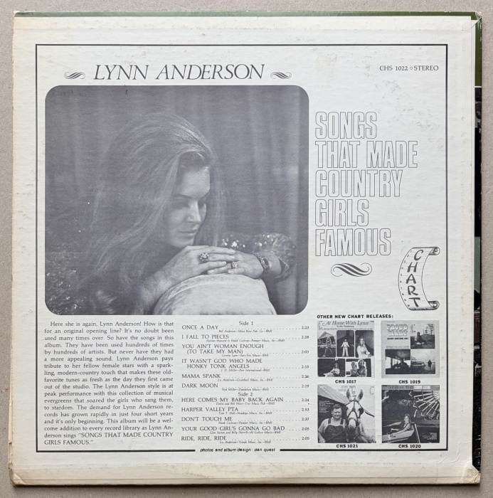 Lynn Anderson - Songs That Made Country Girls Famous (LP)
