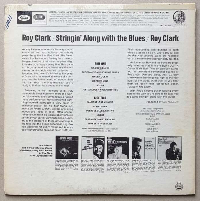 Roy Clark - Stringin' Along With The Blues (LP)