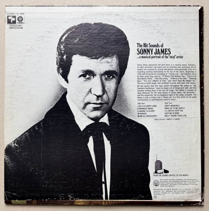 Sonny James - The Hit Sounds Of Sonny James (LP)