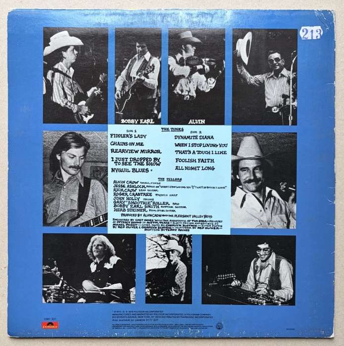Alvin Crow And The Pleasant Valley Boys - Alvin Crow And The Pleasant Valley Boys (LP)