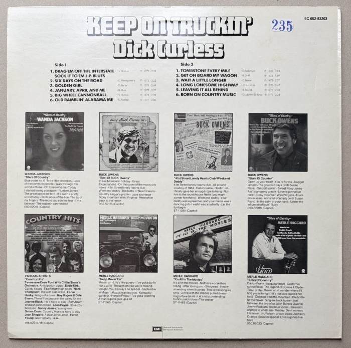 Dick Curless - Keep On Truckin' (LP)