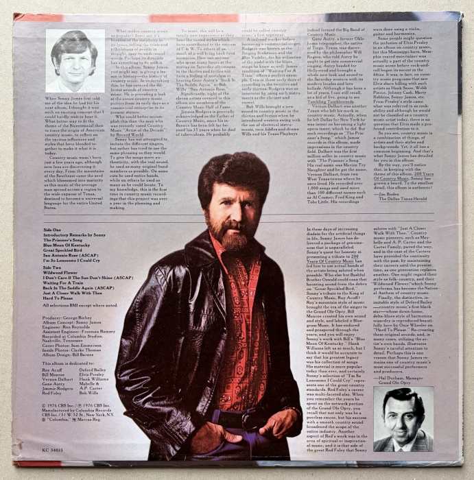 Sonny James - 20 Years Of Country Music (LP)