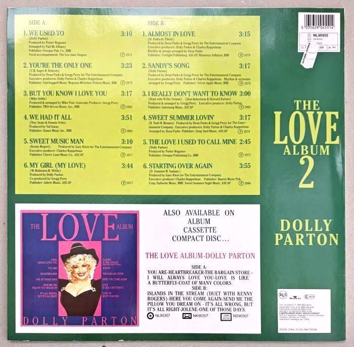 Dolly Parton - The Love Album 2 (LP)