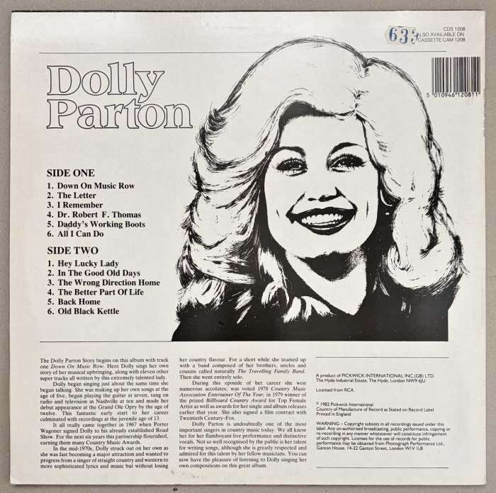 Dolly Parton - Dolly Parton (LP)