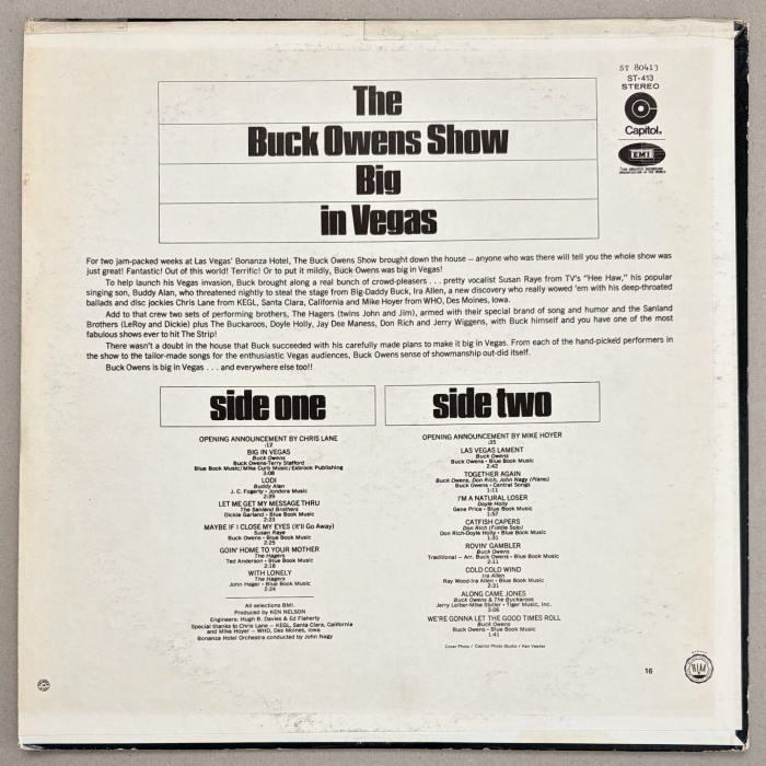 Buck Owens - The Buck Owens Show Big In Vegas (LP)