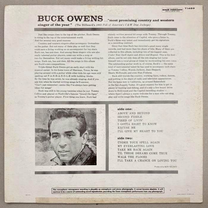 Buck Owens - Buck Owens (LP)