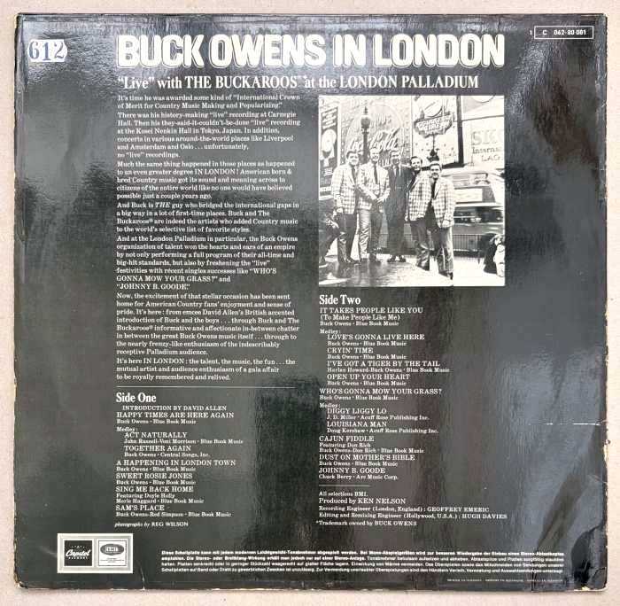 Buck Owens - Buck Owens In London (LP)