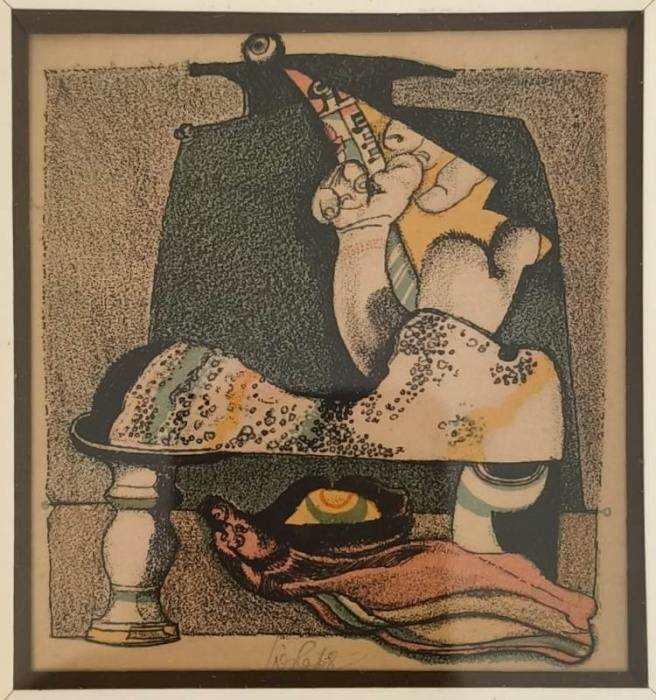 Josef Liesler (1912 - 2005) - litografie