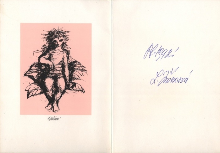 Ludmila Jiřincová (1912–1994) - Elf (serigrafie)