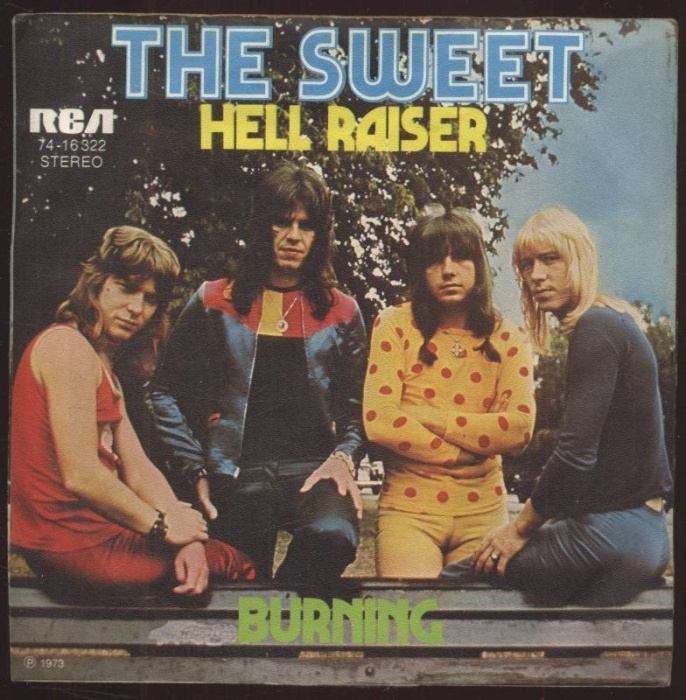 The Sweet - Hell Raiser / Burning (SP)