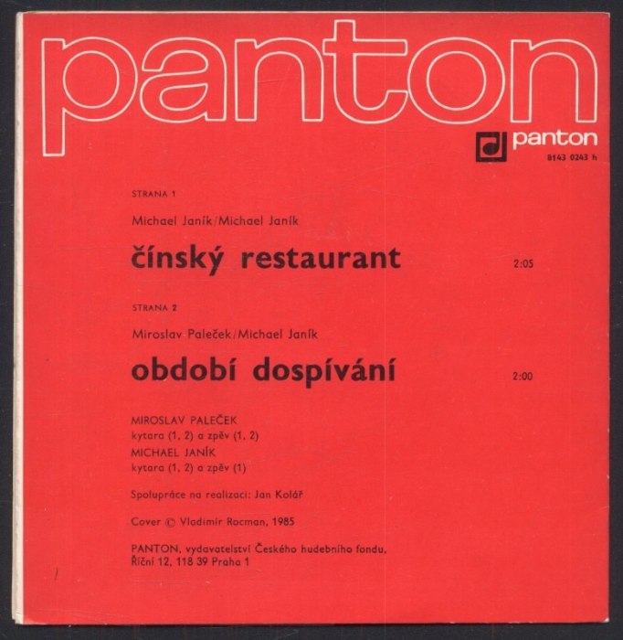Miroslav Paleček, Michael Janík - Čínský restaurant / Období dospívání (SP)