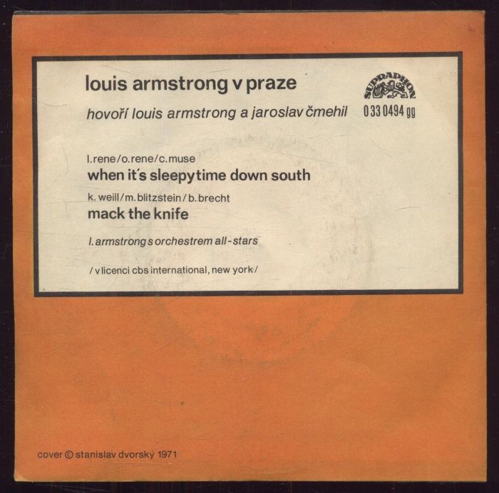 Louise Armstrong - When it's sleepy time down south / Mack the knife (SP)