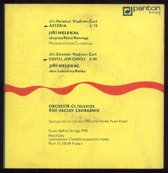 Jiří Helekal - Asteria / Chvíli, jen chvíli (SP)