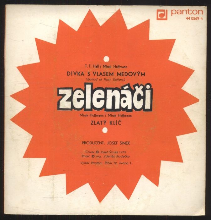Zelenáči - Dívka s vlasem medovým / Zlatý klíč (SP)