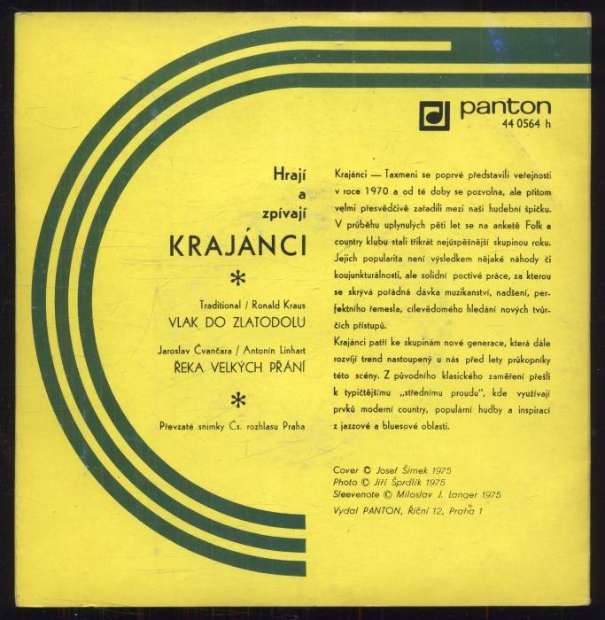 Krajánci - Vlak do zlatodolu / Řeka velkých přání (SP)