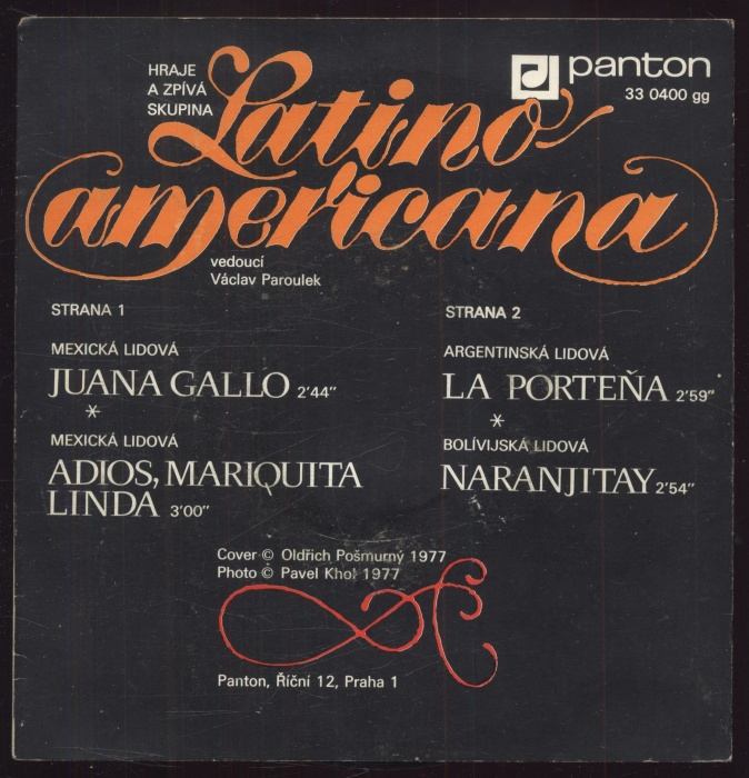 Latino-americana - Juana Gallo; Adios, Mariquita Linda / La Porteňa; Naranjitay (EP)