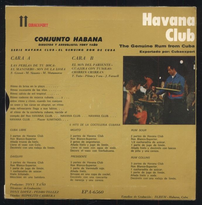 Conjunto Habana - Ritmos Cubanos (mini LP)