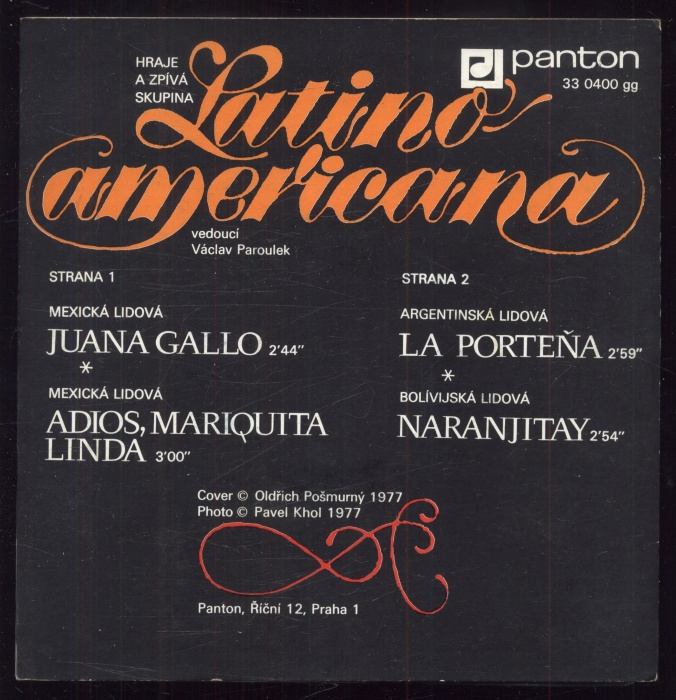 Latino-americana - Juana Gallo; Adios, Mariquita Linda / La Porteňa; Naranjitay (EP)