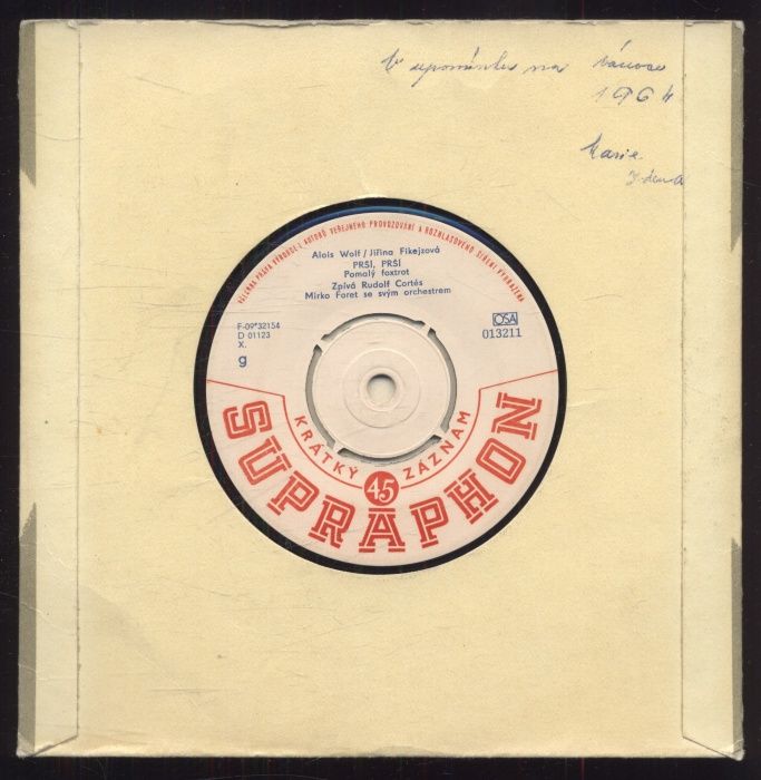 Eva Martinová / Rudolf Cortés - Rosalie / Prší, prší (SP)