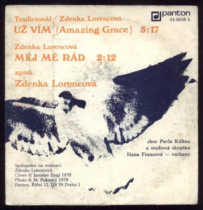 Zdenka Lorencová - Už vím / Měj mě rád (SP)
