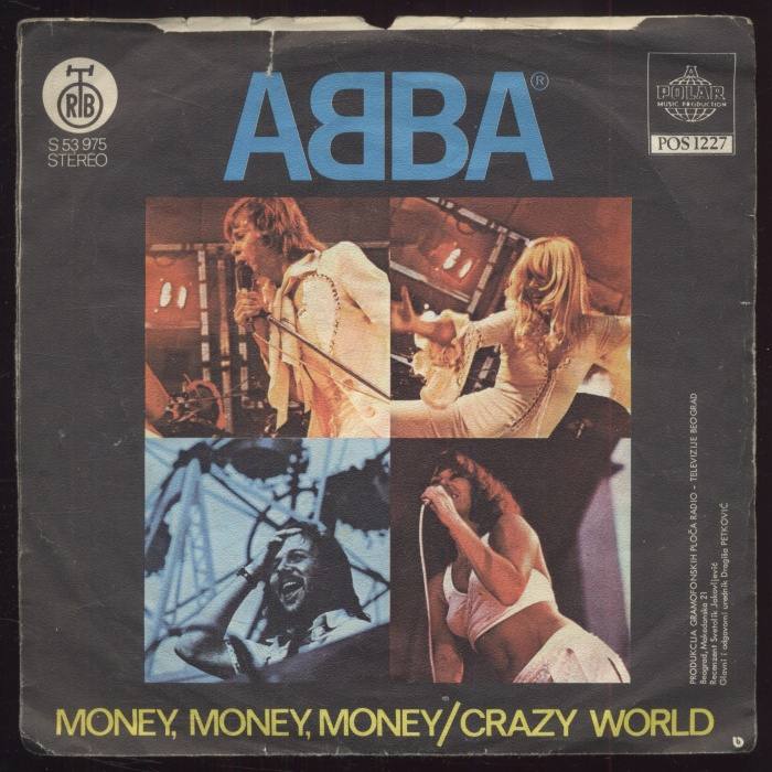 ABBA - Money, Money, Money / Crazy World (SP)