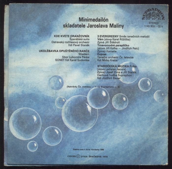 Various - Minimedailon skladatele Jaroslava Maliny (SP)