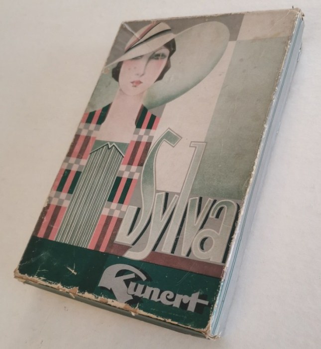 Sylva (punčochy) - Kunert - Art Deco krabička