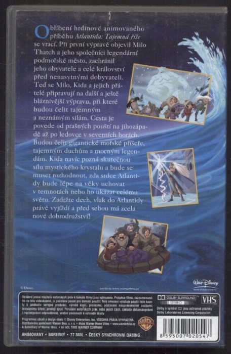 Atlantis : Milo se vrací (VHS)
