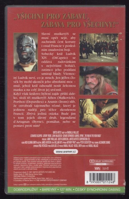 Muž se železnou maskou (VHS)