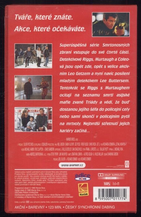 Smrtonosná zbraň 4 (VHS)