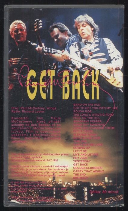 Paul McCartney's Get Back (VHS)