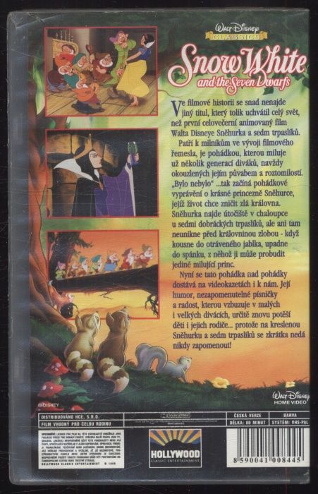 Sněhurka a sedm trpaslíků (VHS)