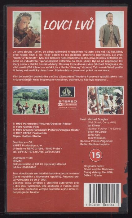 Lovci lvů (VHS)