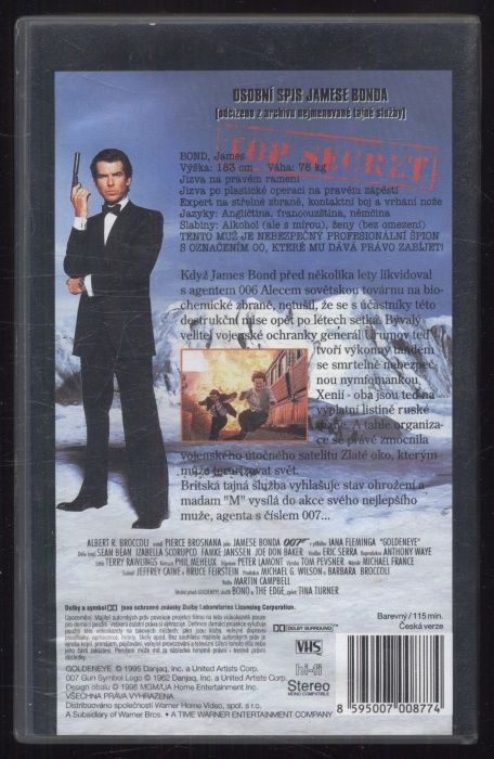 James Bond 007: Zlaté oko (VHS)
